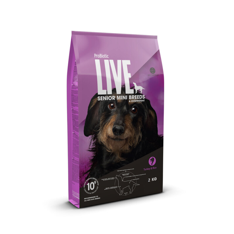 Probiotic Live Senior Mini Breeds + Over weight