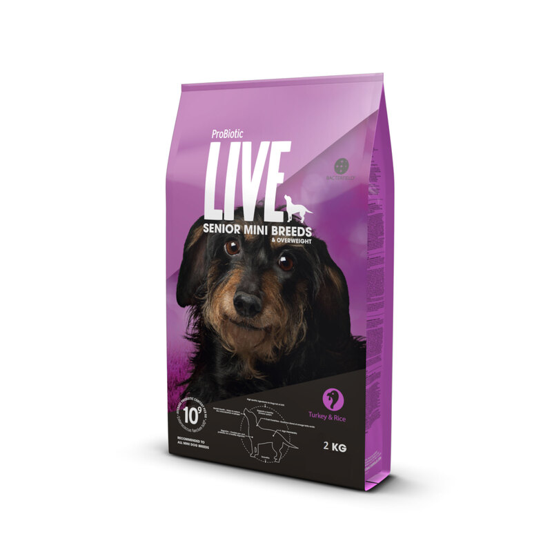 Probiotic Live Senior Mini Breeds + Over weight