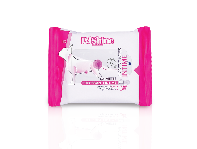 

PetShine Wet Wipes For Dogs and Cats Intime 15Pcs