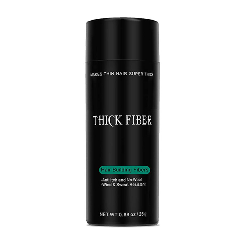 

Thick Fiber Hair Building Fibers Bottle Black Color, 25gm