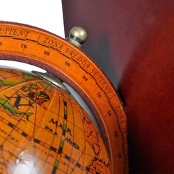 vidaXL Bookstand World Map Globe Bookend Classic A Pair