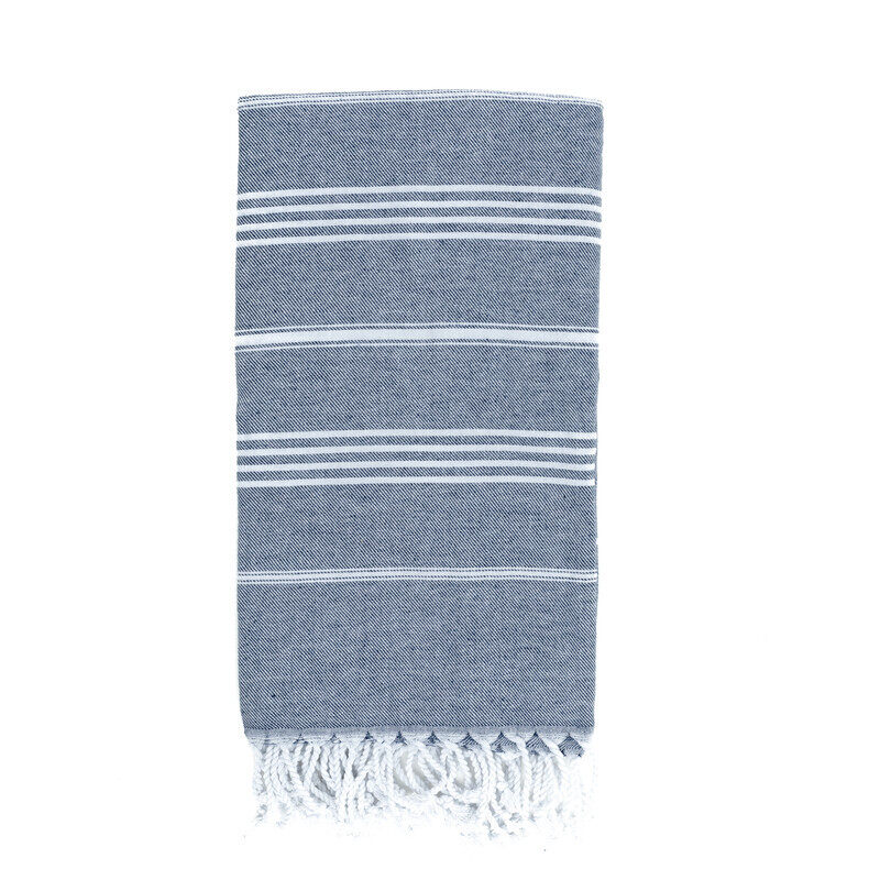 

Context Turkish Peshtemal Towels 100% Organic Cotton & Prewashed Dye Towels For Bath, Pool, Beach, Spa, 40 X 70 Inches Navy