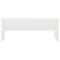 vidaXL TV Cabinet White 100x40x40 cm Engineered Wood