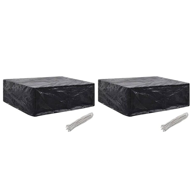 

vidaXL Garden Furniture Covers 2 pcs 8 Eyelets 250x210x90 cm
