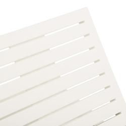 vidaXL Sun Lounger Plastic White