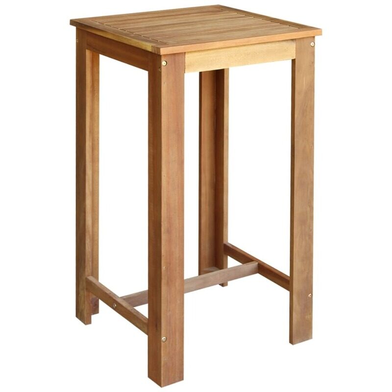 

vidaXL Bar Table Solid Acacia Wood 60x60x105 cm