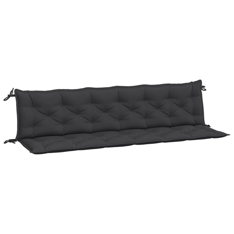 

vidaXL Cushion for Swing Chair Black 200 cm Fabric