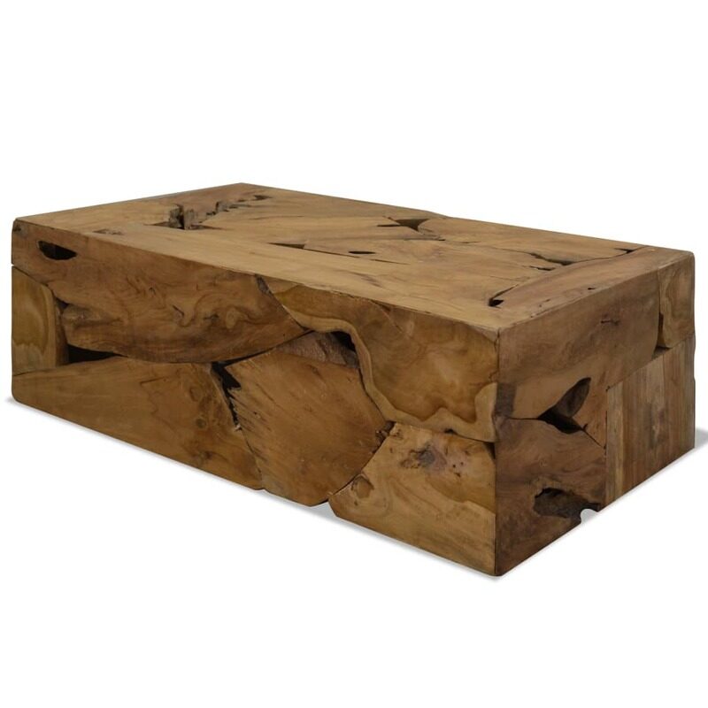 

vidaXL Coffee Table 90x50x30 cm Genuine Teak Brown