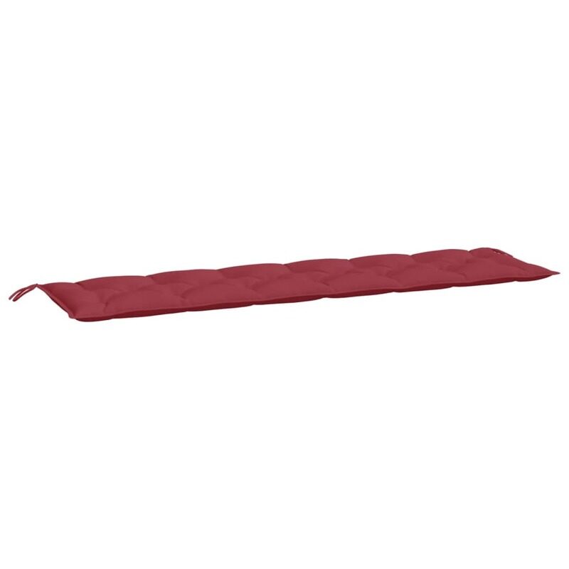 

vidaXL Garden Bench Cushion Wine Red 200x50x7 cm Fabric