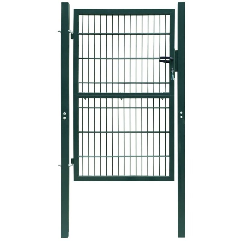 

vidaXL 2D Fence Gate (Single) Green 106 x 170 cm