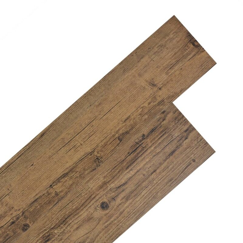 

vidaXL Self-adhesive PVC Flooring Planks 5.02 m 2 mm Walnut Brown