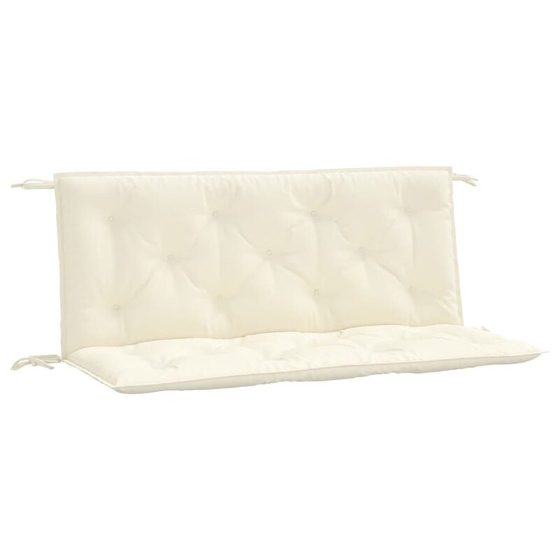 

vidaXL Cushion for Swing Chair Cream White 120 cm Fabric