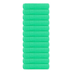 Solid GREEN 12 piece 100% Cotton Hand Towel/Gym Towel/Face Towel