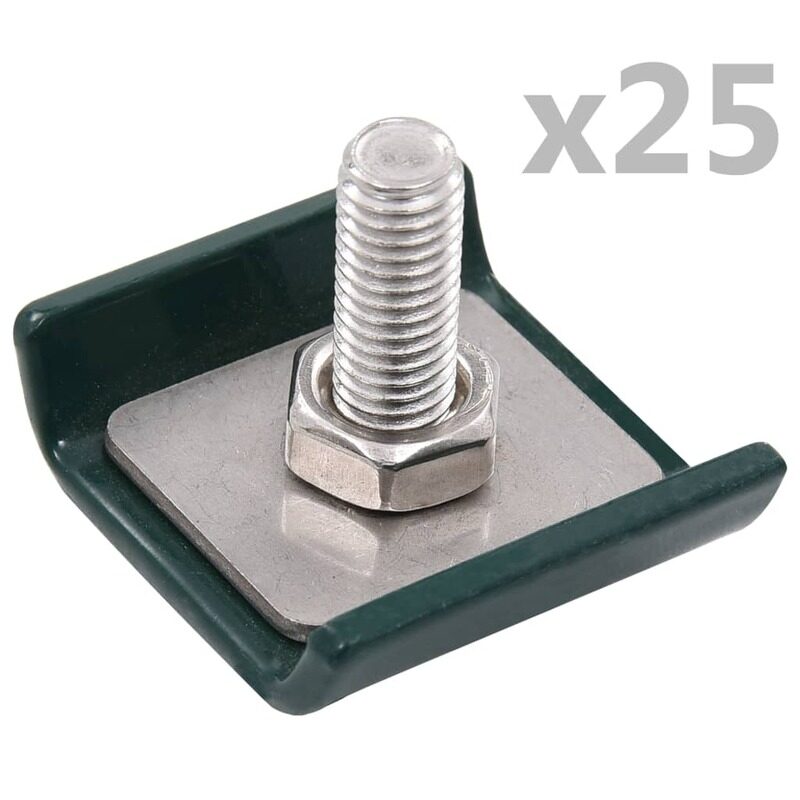 

vidaXL Grid Mat Connector 25 Sets Green