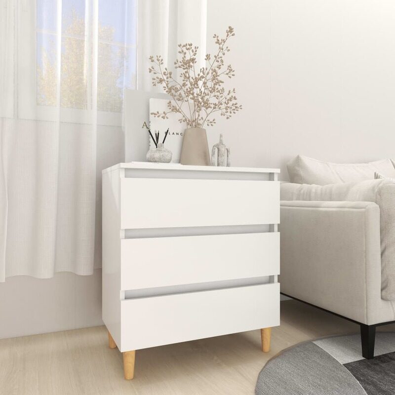 

vidaXL Sideboard White 60x35x69 cm Engineered Wood