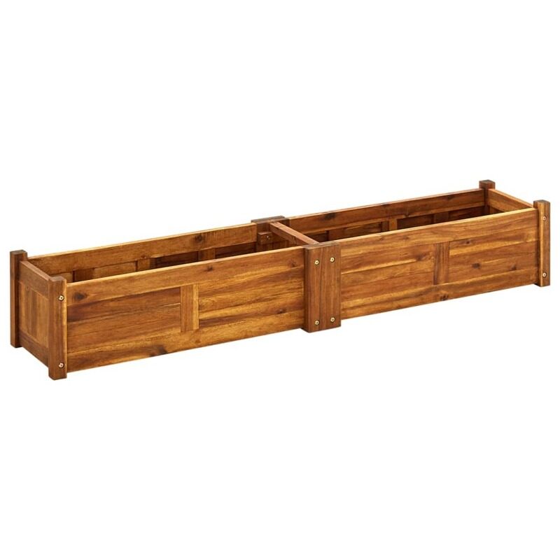 

vidaXL Garden Raised Bed Acacia Wood 150x30x25 cm