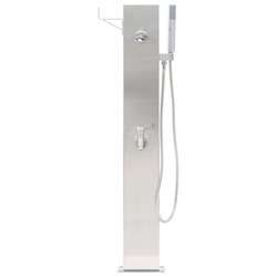 vidaXL Garden Shower Faucet 110 cm Stainless Steel