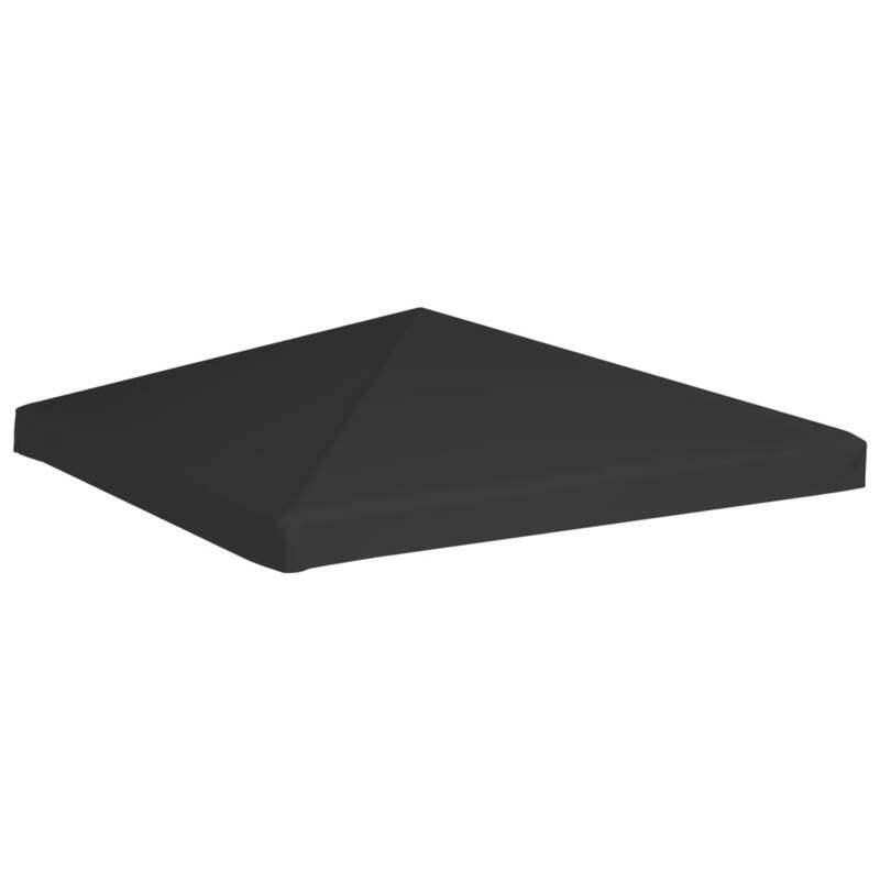 

vidaXL Gazebo Top Cover 270 g/m 3x3 m Black