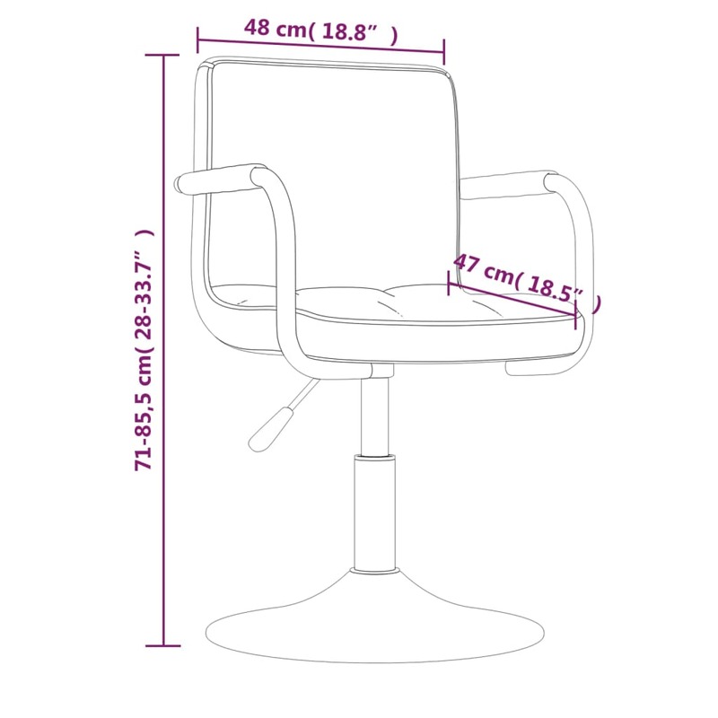 vidaXL Swivel Dining Chairs 4 pcs Light Grey Velvet