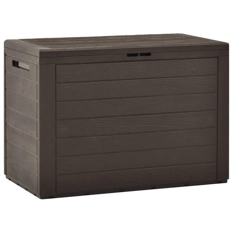 

vidaXL Garden Storage Box Brown 78x44x55 cm