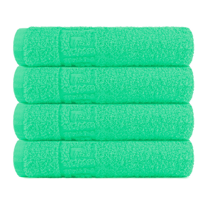 Solid GREEN 100% Cotton Hand Towel/Gym Towel/Face Towel