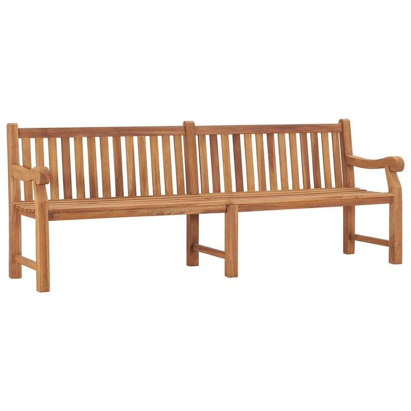 

vidaXL Garden Bench 228 cm Solid Teak Wood