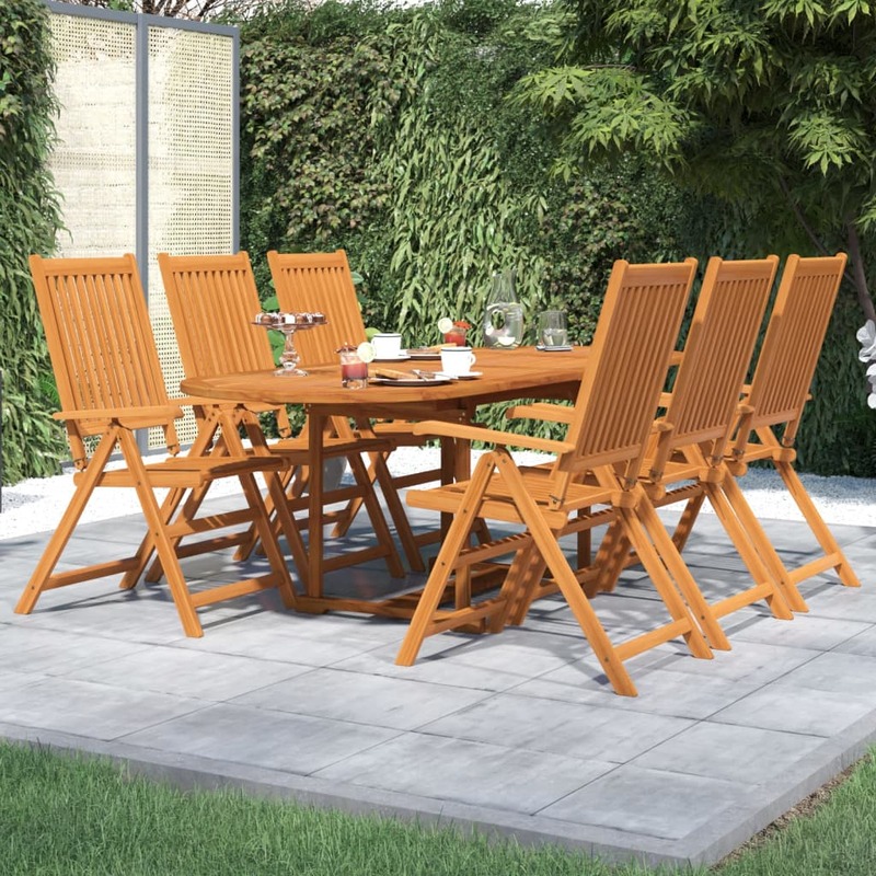 

vidaXL 7 Piece Garden Dining Set Solid Wood Acacia