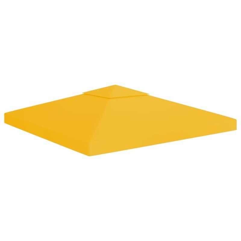 

vidaXL 2-Tier Gazebo Top Cover 310 g/m 3x3 m Yellow