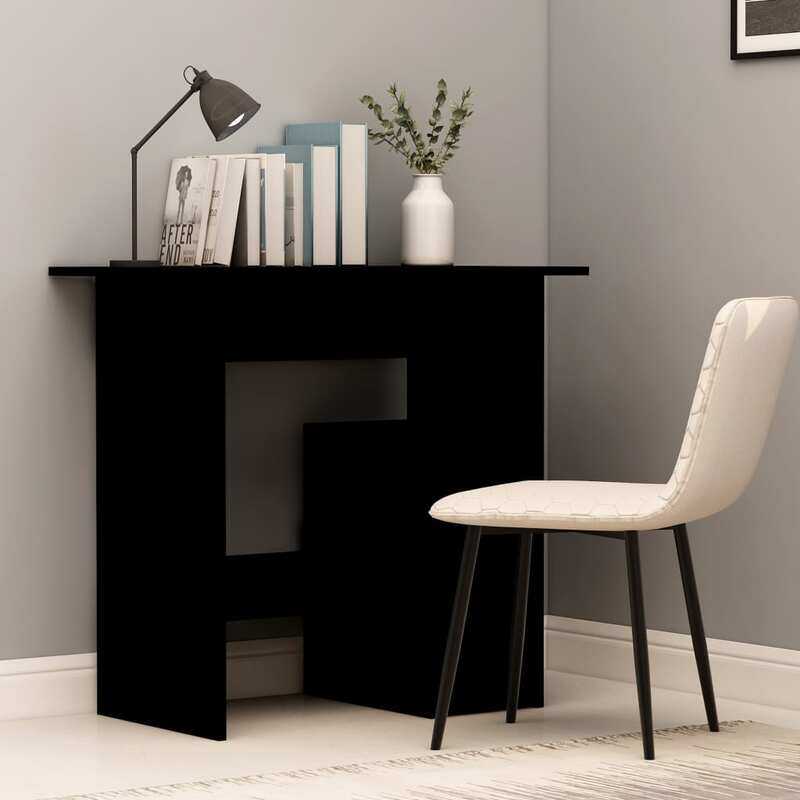 

vidaXL Desk Black 80x45x74 cm Engineered Wood