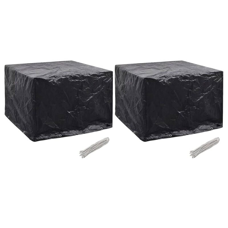 

vidaXL Garden Furniture Covers 2 pcs 8 Eyelets 122x112x98 cm