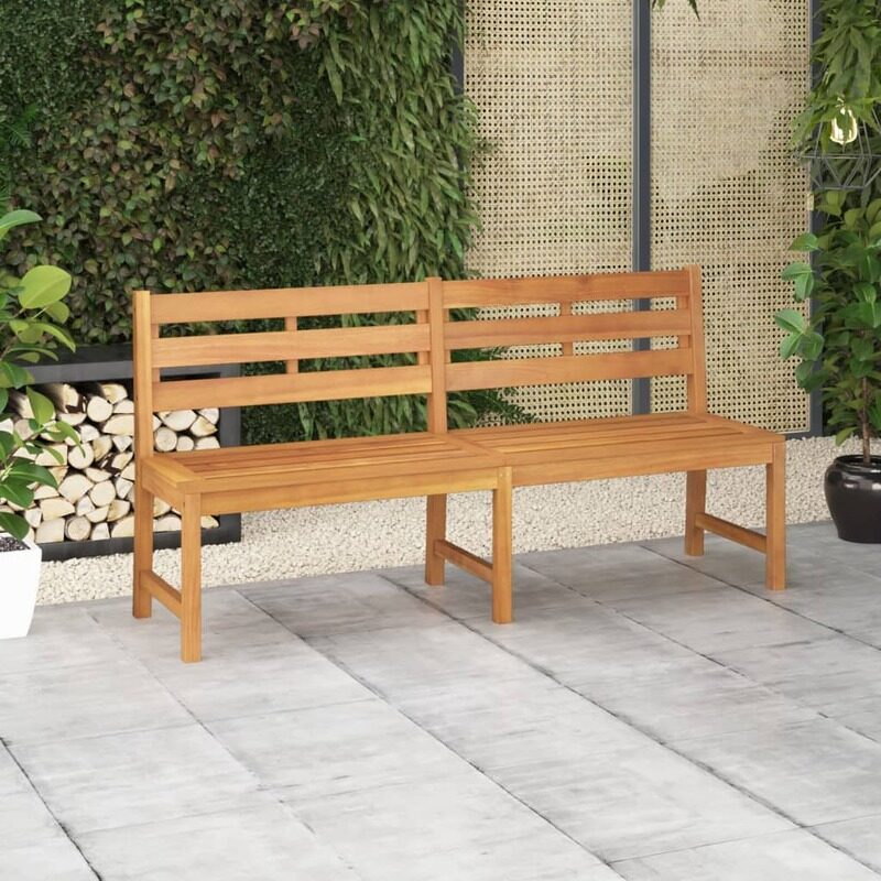 

vidaXL Garden Bench 180 cm Solid Teak Wood