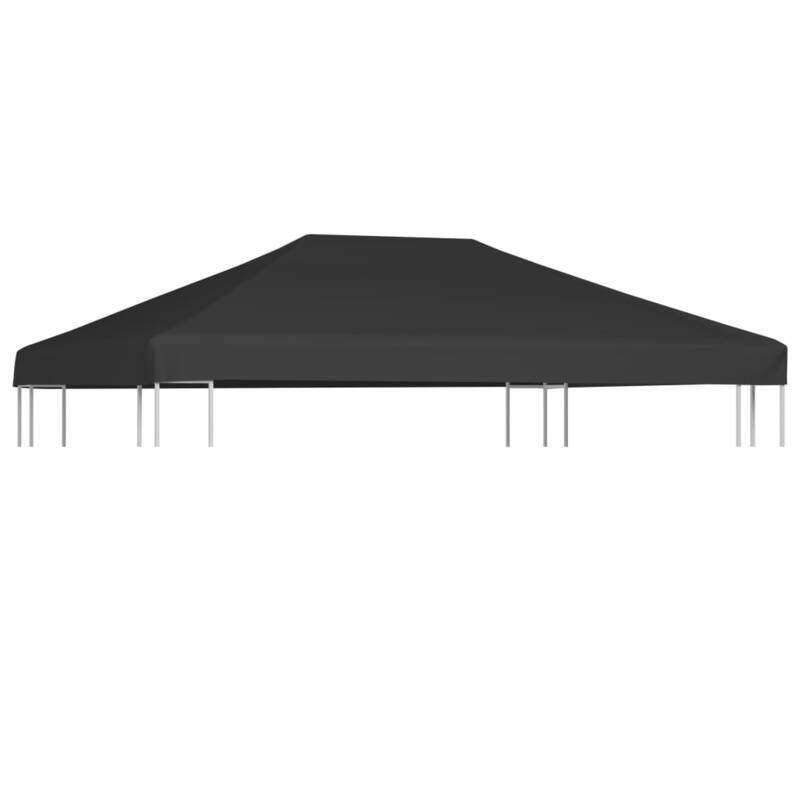 

vidaXL Gazebo Top Cover 310 g/m 4x3 m Grey