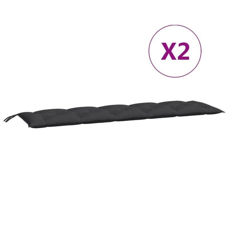 

vidaXL Cushion for Swing Chair Black 180 cm Fabric