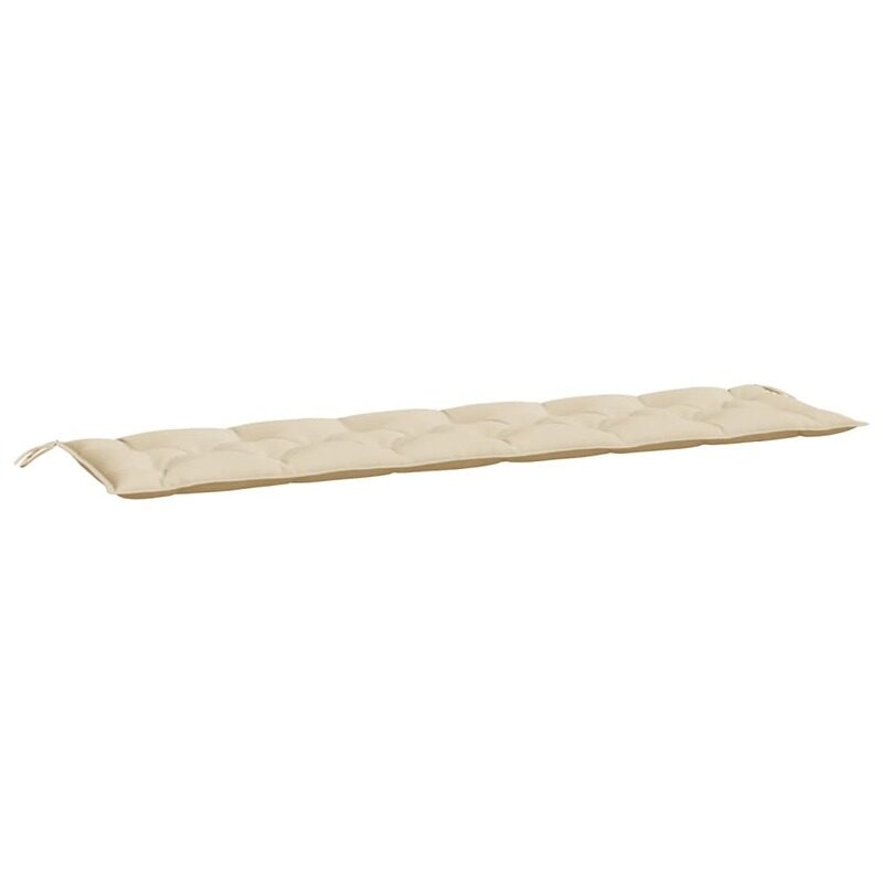 

vidaXL Garden Bench Cushion Beige 200x50x7 cm Fabric