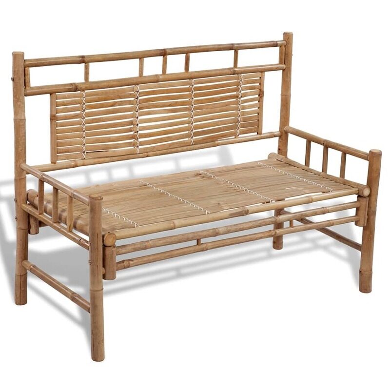 

vidaXL Garden Bench 120 cm Bamboo