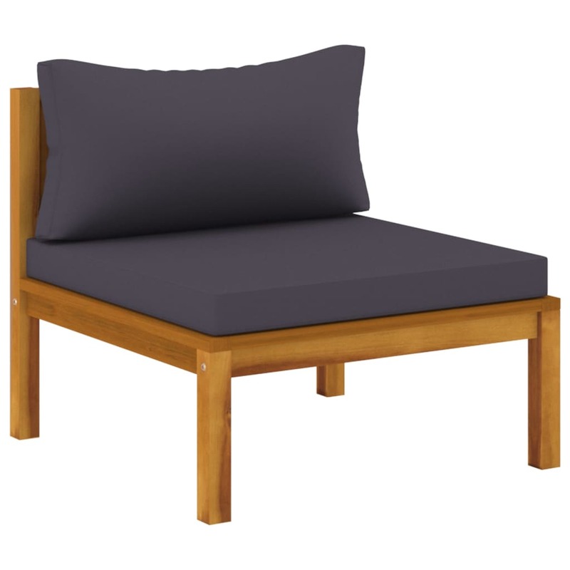 vidaXL 11 Piece Garden Lounge Set with Cushion Solid Acacia Wood