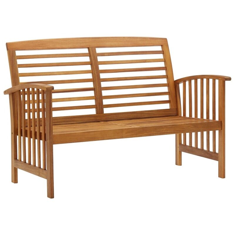 

vidaXL Garden Bench 119 cm Solid Acacia Wood