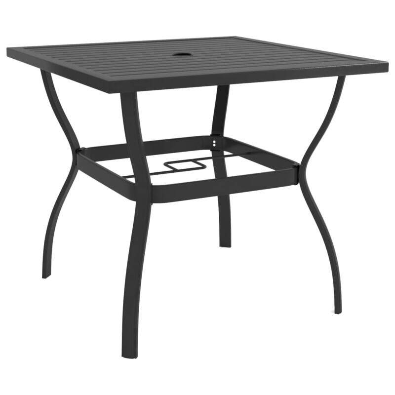 vidaXL Garden Table Anthracite 81.5x81.5x72 cm Steel