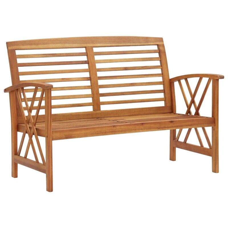 

vidaXL Garden Bench 119 cm Solid Acacia Wood