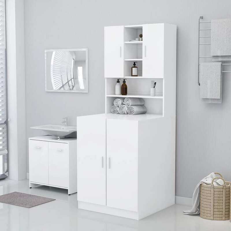 

vidaXL Washing Machine Cabinet White 71x71.5x91.5 cm