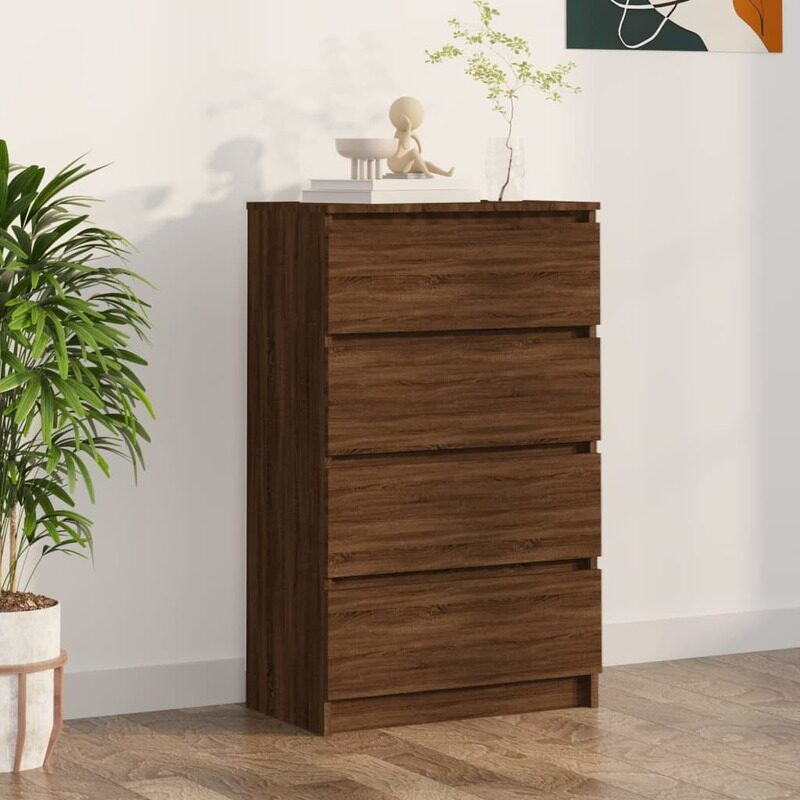 

vidaXL Sideboard Brown Oak 60x35x98.5 cm Engineered Wood