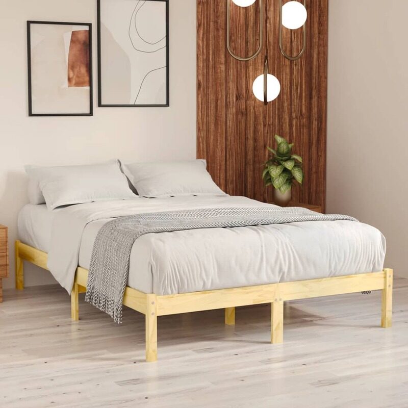 

vidaXL Bed Frame Solid Wood Pine 120x200 cm