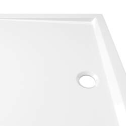 vidaXL Rectangular ABS Shower Base Tray White 70x100 cm