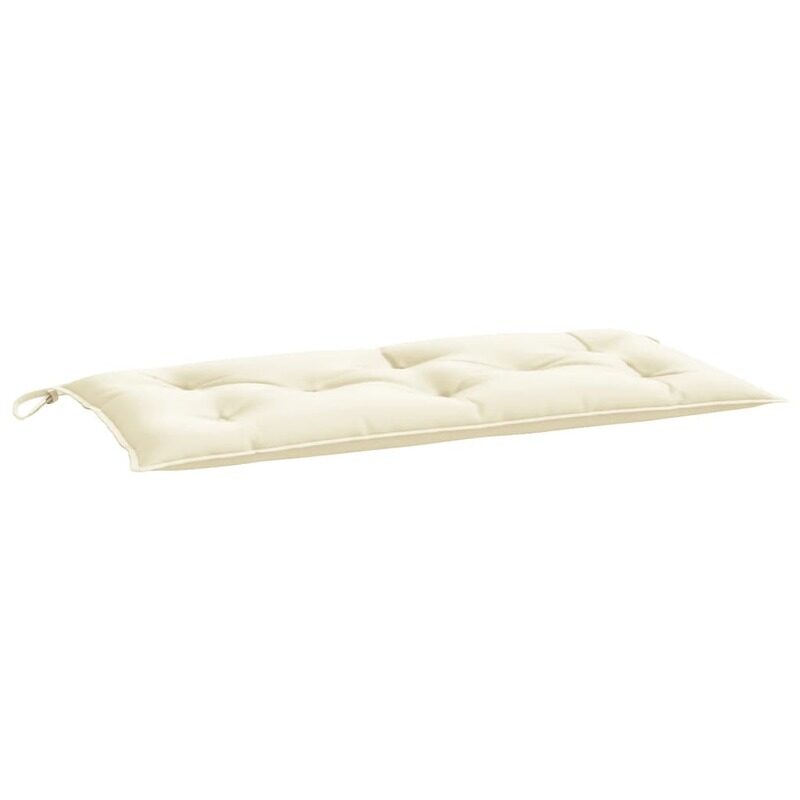 

vidaXL Garden Bench Cushion Cream White 100x50x7 cm Fabric