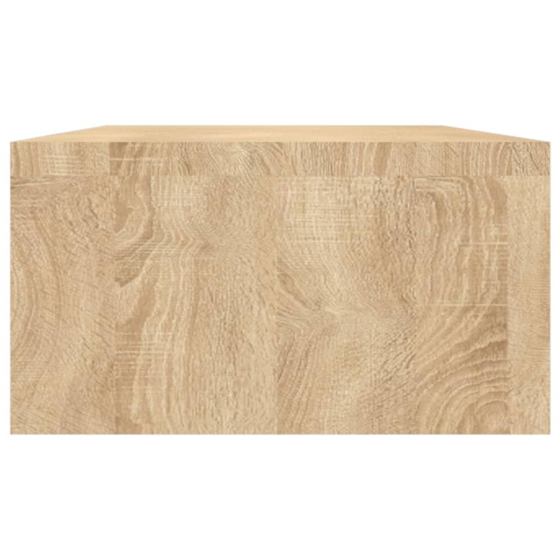 vidaXL Monitor Stand Sonoma Oak 100x24x13 cm Engineered Wood