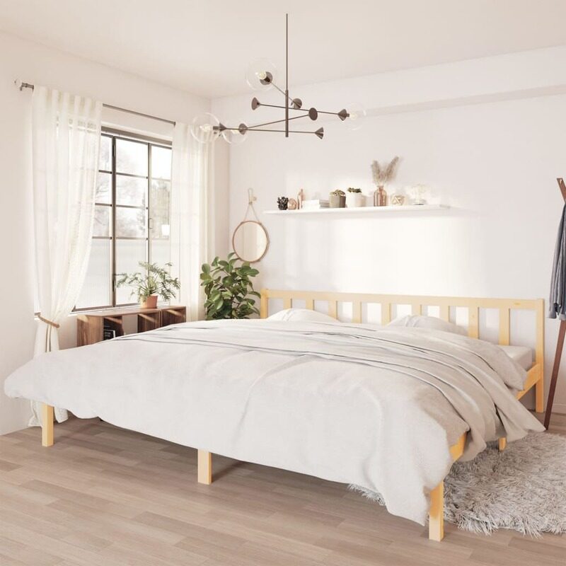 

vidaXL Bed Frame Solid Pinewood 180x200 cm 6FT Super King UK