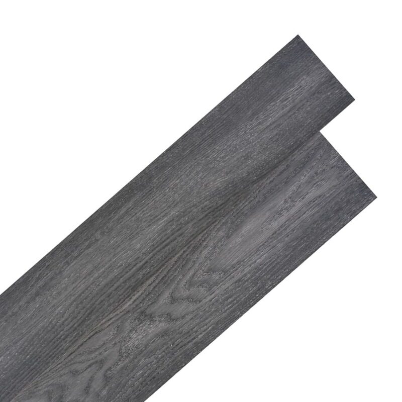 

vidaXL Self-adhesive PVC Flooring Planks 5.02 m 2 mm Black and White