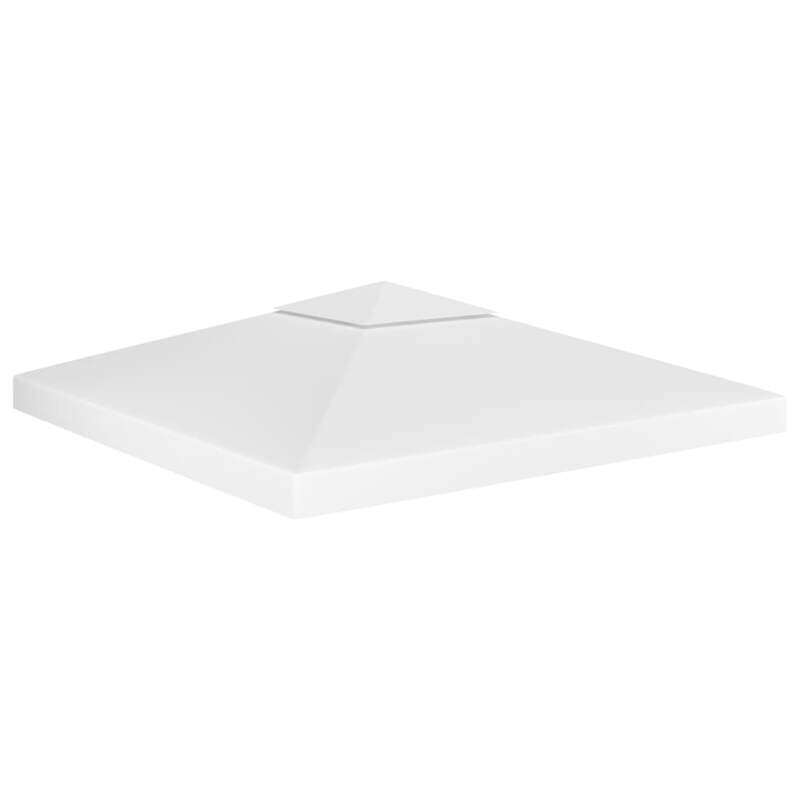 

vidaXL 2-Tier Gazebo Top Cover 310 g/m 3x3 m White