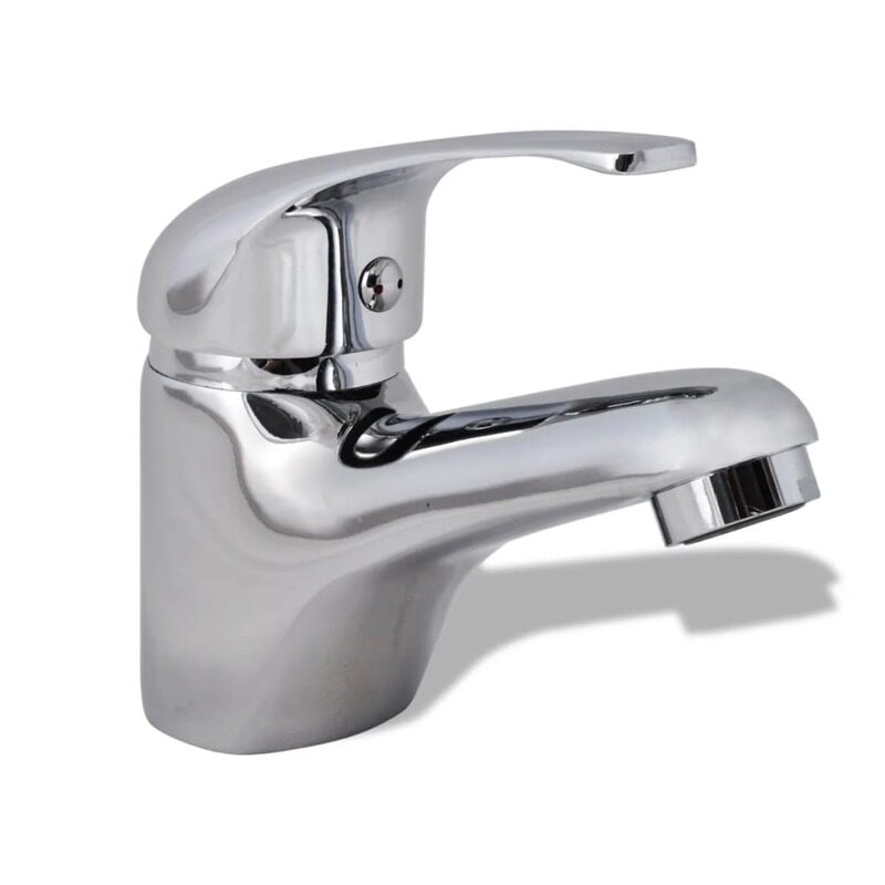 vidaXL Basin Mixer Tap Chrome