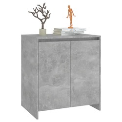 vidaXL Sideboard Concrete Grey 70x41x75 cm Engineered Wood